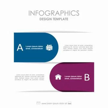 Infographic template. Can be used for workflow layout, diagram, business step Stock-Illustration