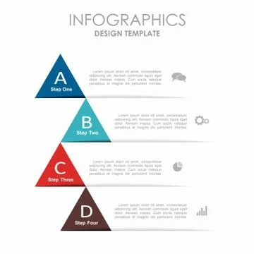 Infographic template. Can be used for workflow layout, diagram, business step Stock Illustration
