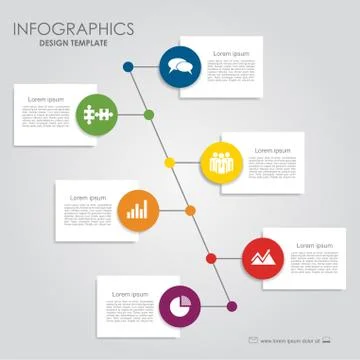 Infographic template. Can be used for workflow layout, diagram, business step Illustration