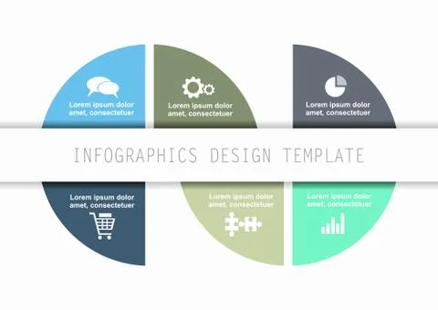 Infographic template. Can be used for workflow layout, diagram, business step Illustrazione stock
