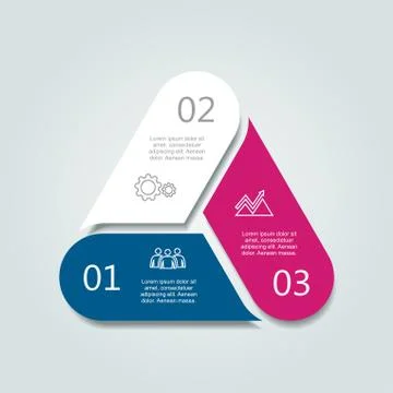 Infographic template. Can be used for workflow layout, diagram, business step Stock Illustration