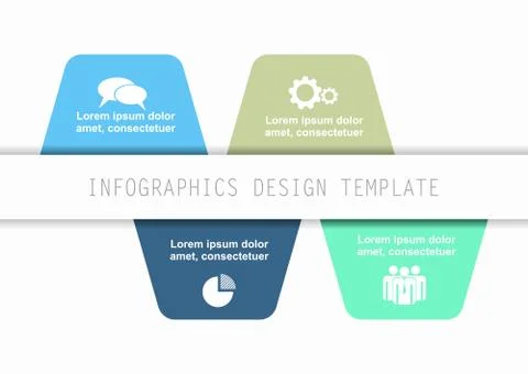 Infographic template. Can be used for workflow layout, diagram, business step Stock Illustration