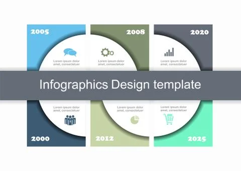 Infographic template. Can be used for workflow layout, diagram, business step イラスト素材