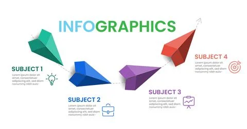 Infographic Template Design Stock Illustration