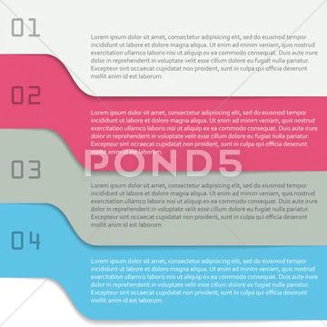 Infographic template Stock Illustration