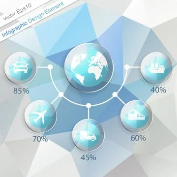 Infographic template Stock Illustration