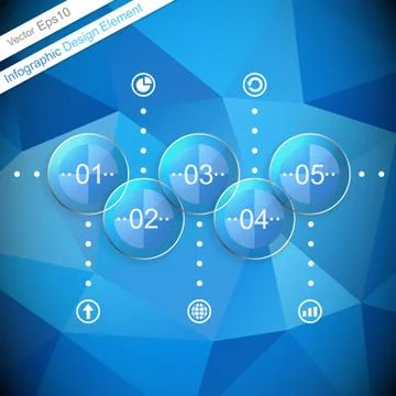 Infographic template Stock Illustration