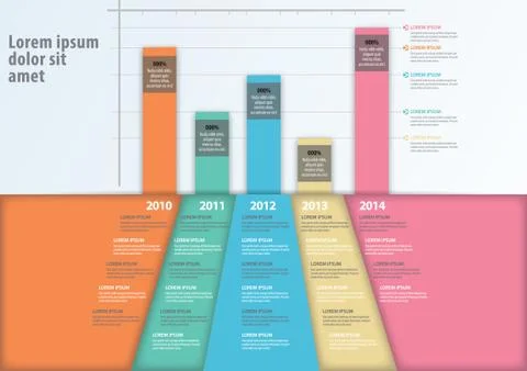 Infographic template Stock Illustration