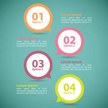 Infographic template Illustrazione stock