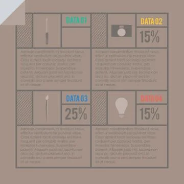 Infographic template 스톡 일러스트