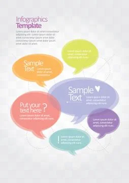 Infographic template Illustrazione stock