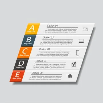 Infographic template with place for your data. Vector illustration Stock Illustration