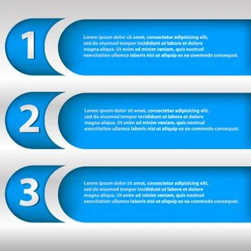 Infographic template with the places for text Stock Illustration