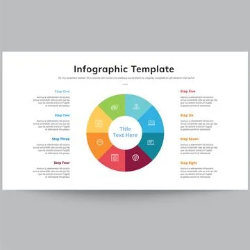 Infographic Template Slide Design Layout Stock Illustration