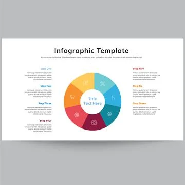 Infographic Template Slide Designs Illustrazione stock