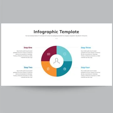 Infographic Template Slide Illustrazione stock