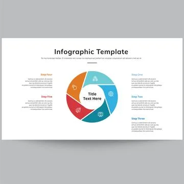 Infographic Template Slide Presentation Design イラスト素材