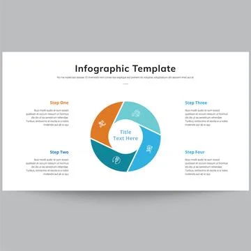 Infographic Template Slide Presentations Stock Illustration