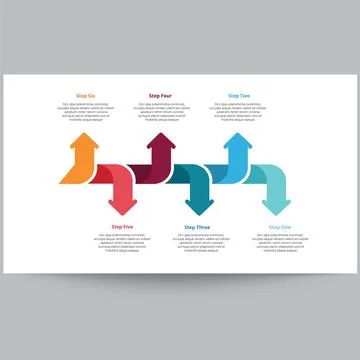 Infographic Template Slides Stock Illustration
