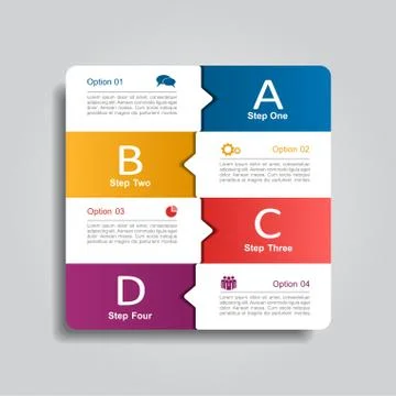 Infographic template. Vector illustration. Can be used for workflow layout Stock Illustration