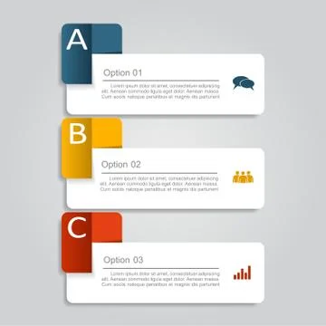 Infographic template. Vector illustration. Can be used for workflow layout Stock Illustration