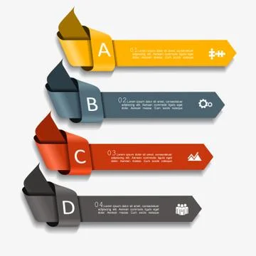 Infographic template. Vector illustration. Can be used for workflow layout 스톡 일러스트