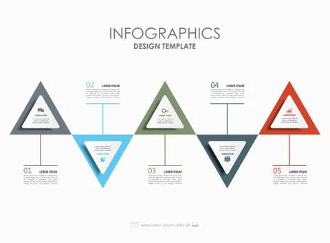 Infographic template. Vector illustration. Can be used for workflow layout Stock Illustration