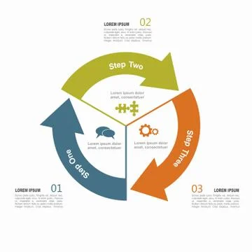 Infographic template. Vector illustration. Can be used for workflow layout Stockillustratie
