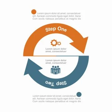 Infographic template. Vector illustration. Can be used for workflow layout Stockillustratie
