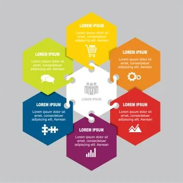 Infographic template. Vector illustration. Can be used for workflow layout Stock Illustration