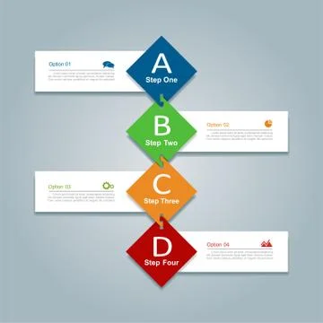 Infographic template. Vector illustration. Can be used for workflow layout Stock Illustration