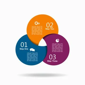 Infographic template. Vector illustration. Can be used for workflow layout Illustrazione stock