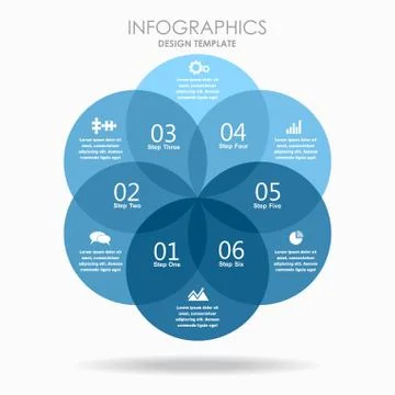Infographic template. Vector illustration. Can be used for workflow layout Stock Illustration