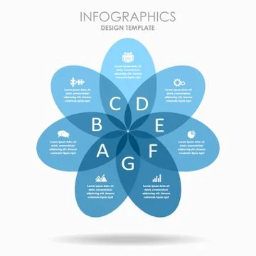 Infographic template. Vector illustration. Can be used for workflow layout Stock Illustration