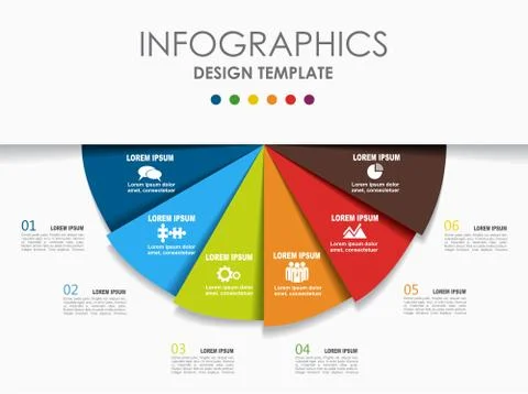 Infographic template. Vector illustration. Can be used for workflow layout Stock Illustration