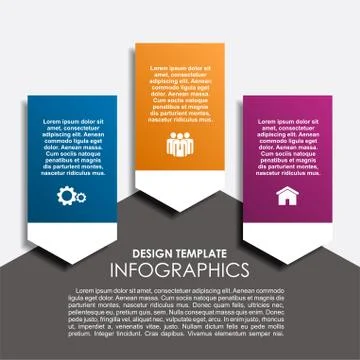 Infographic template. Vector illustration. Can be used for workflow layout Stock Illustration