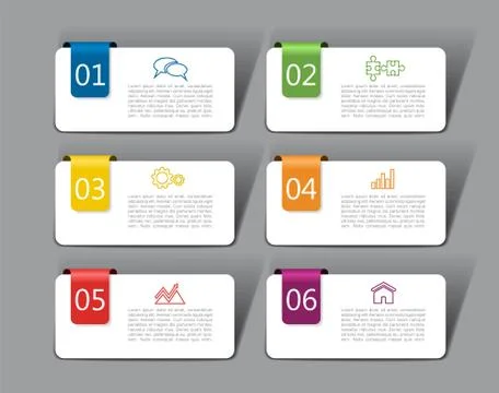 Infographic template. Vector illustration. Can be used for workflow layout Illustrazione stock