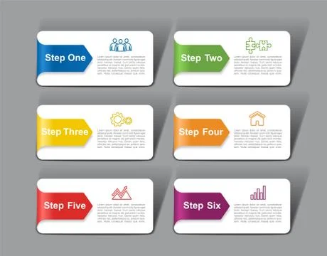 Infographic template. Vector illustration. Can be used for workflow layout Stock Illustration