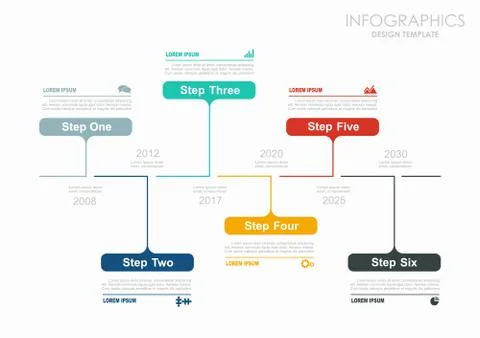 Infographic template. Vector illustration. Can be used for workflow layout Stock Illustration