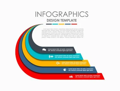 Infographic template. Vector illustration. Can be used for workflow layout Stock Illustration