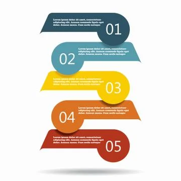 Infographic template. Vector illustration. Can be used for workflow layout Stock Illustration