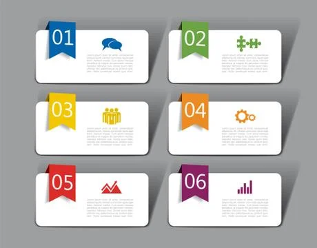 Infographic template. Vector illustration. Can be used for workflow layout 스톡 일러스트