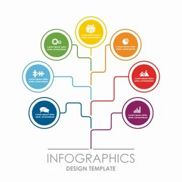 Infographic template. Vector illustration. Can be used for workflow layout Stock Illustration