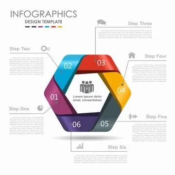 Infographic template. Vector illustration. Can be used for workflow layout Stock Illustration