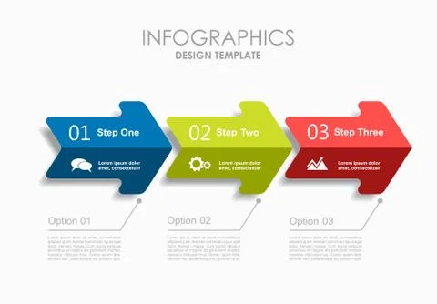 Infographic template. Vector illustration. Can be used for workflow layout Stock Illustration