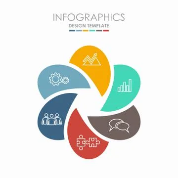 Infographic template. Vector illustration. Can be used for workflow layout Illustrazione stock