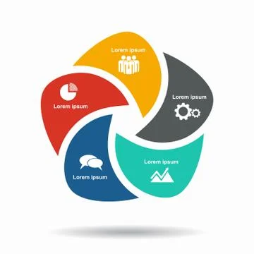 Infographic template. Vector illustration. Can be used for workflow layout イラスト素材