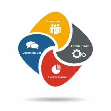Infographic template. Vector illustration. Can be used for workflow layout Stock Illustration