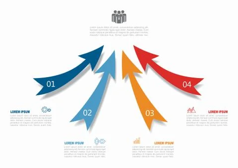 Infographic template. Vector illustration. Illustrazione stock