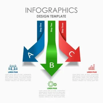 Infographic template. Vector illustration. Stock Illustration